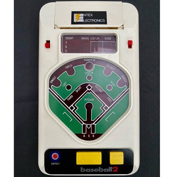 1979 Entex Electronics Baseball 2 Handheld Game and Instructions, Not Working - Picture 2 of 10